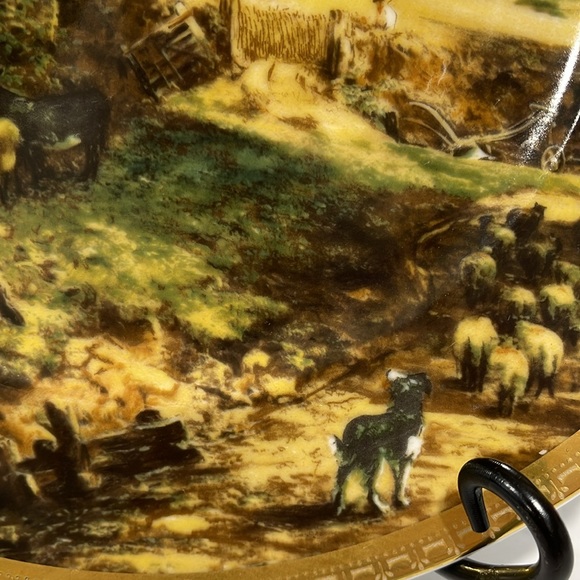 The Cornfield by John Constables Willow Classic  Vintage Plate Made In Ireland - Picture 4 of 12